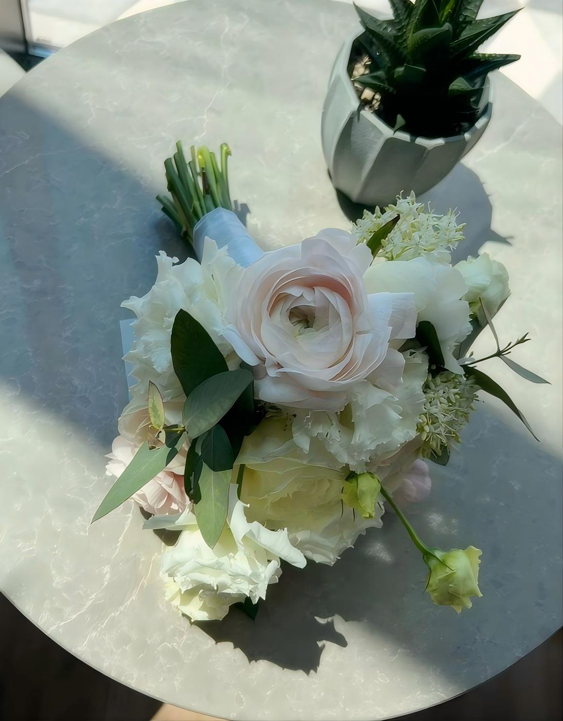 White floral bouquet